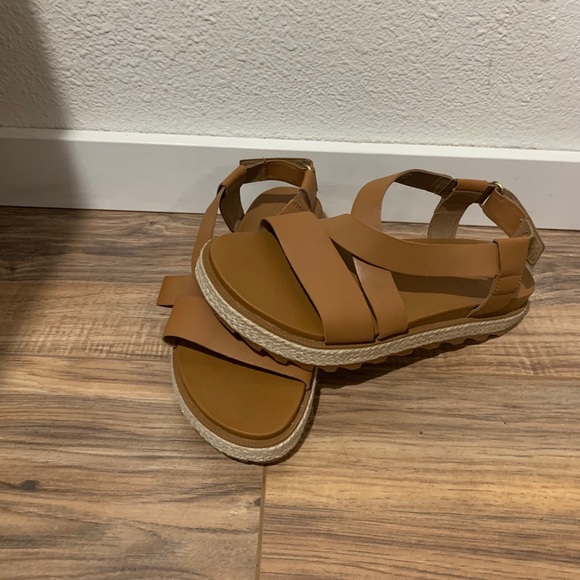 Sorel Roaming Criss Cross Sandal Jute - Picture 1 of 9